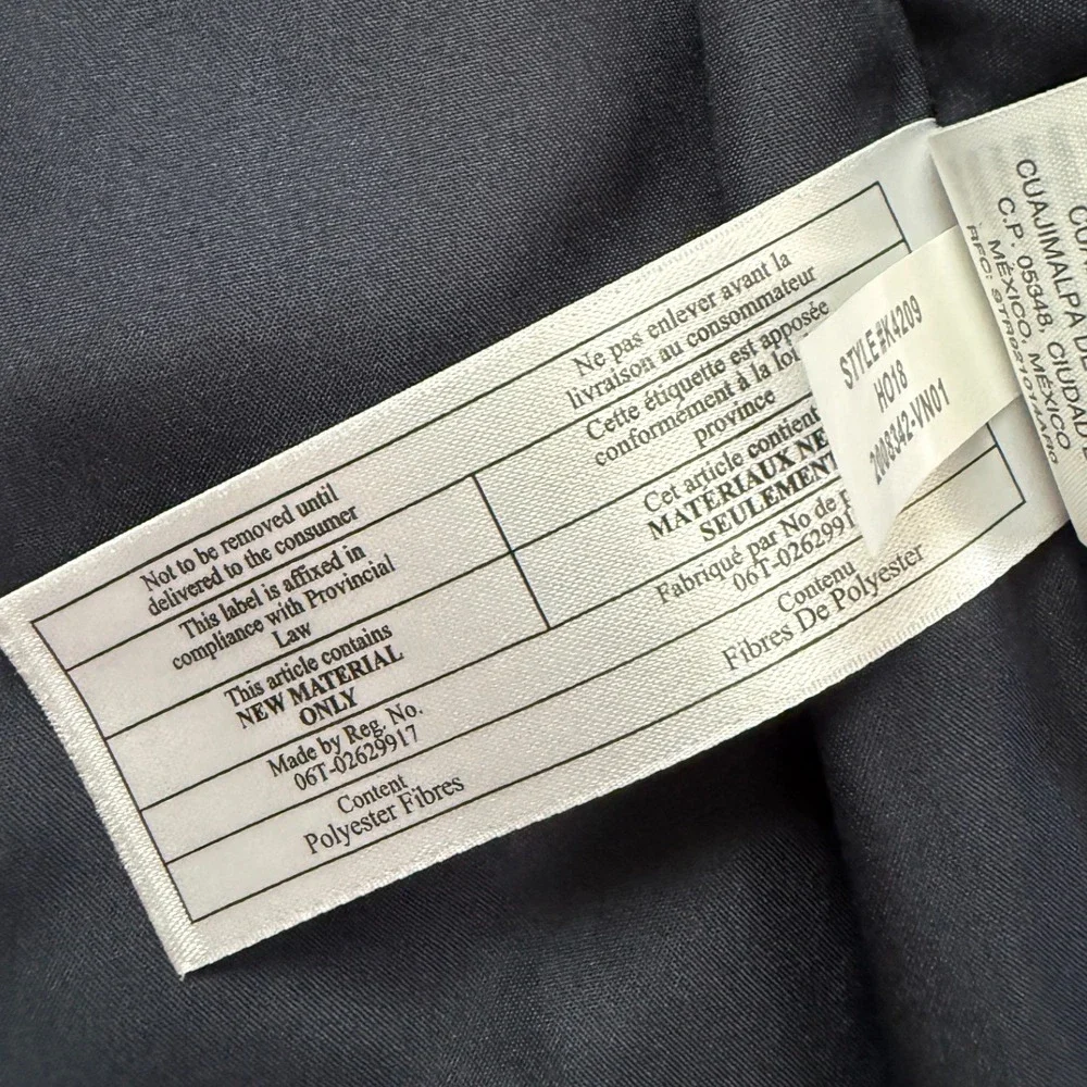 J. Crew Quilted Navy Blue‎ Puffer Vest S Preppy Quiet Luxury Country Club Euro